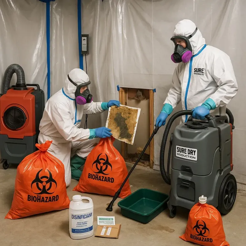 Contaminated Water Handling Protocols process in Hillsdale, MO